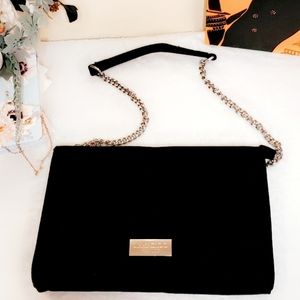 Jimmy Choo Velvet Clutch Bag black
